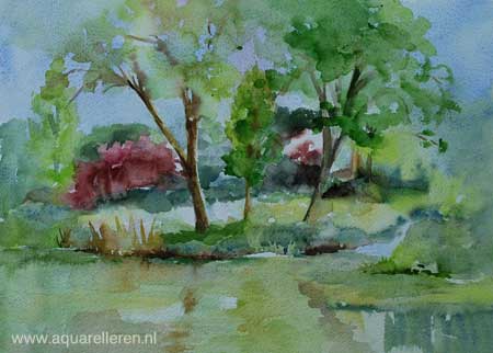 workshops en aquarellen Joke Klootwijk - Middelburg