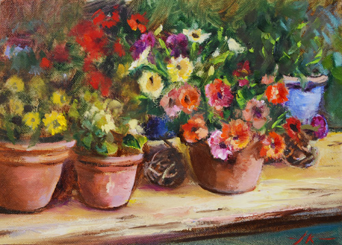 olieverfschilderijen ook voor opdrachten en workshops. Joke Klootwijk-Middelburg